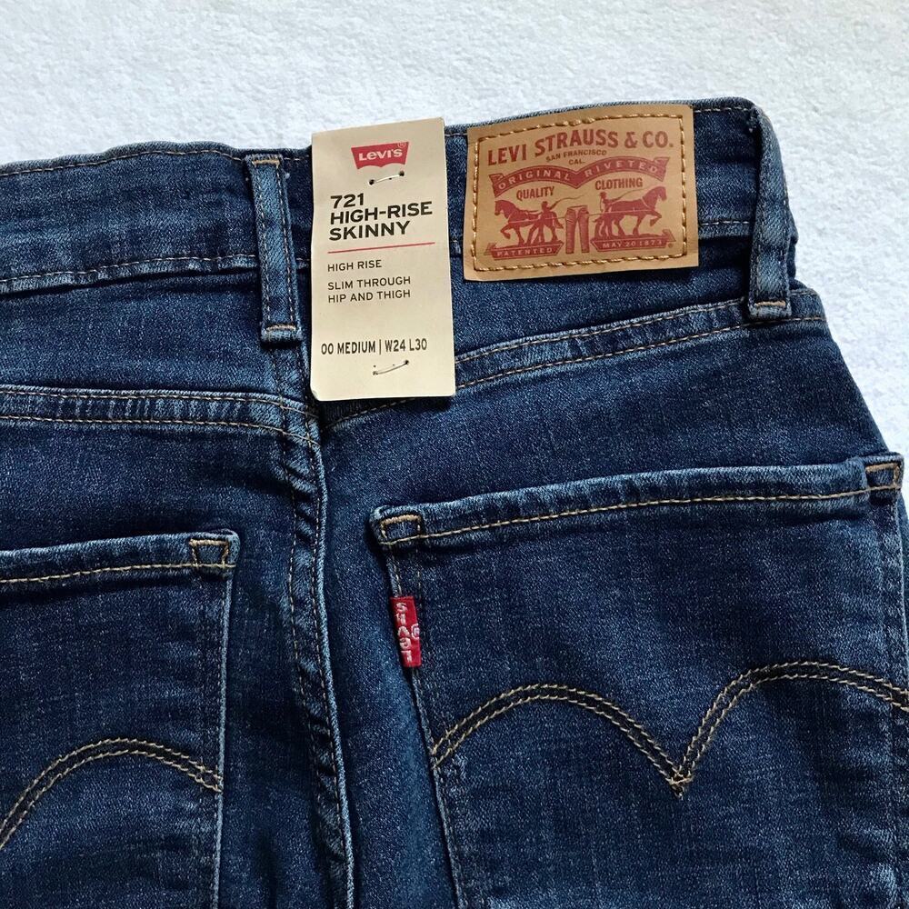 Levi's NWT 721 High Rise Skinny Jeans Women Various - Picture 7 of 11